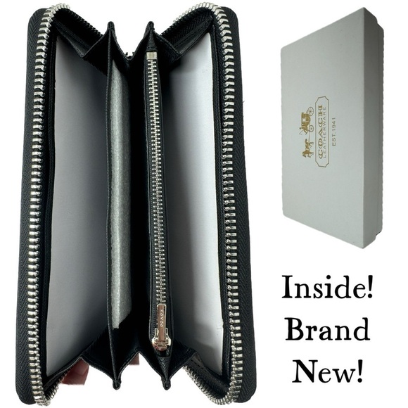 Coach 36357 Red Bandana Polka Dot Black Taxi Tote Bag and Wallets Americana Set - Picture 12 of 16